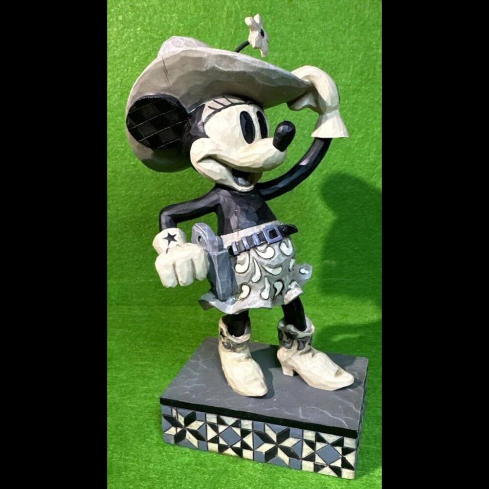 Jim Shore & DISNEY ~ Cutest Cowgirl On The Range  6" Retro Minnie Mouse Figurine